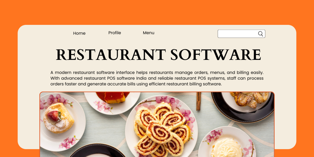 Orange and Beige Modern Restaurant Presentation